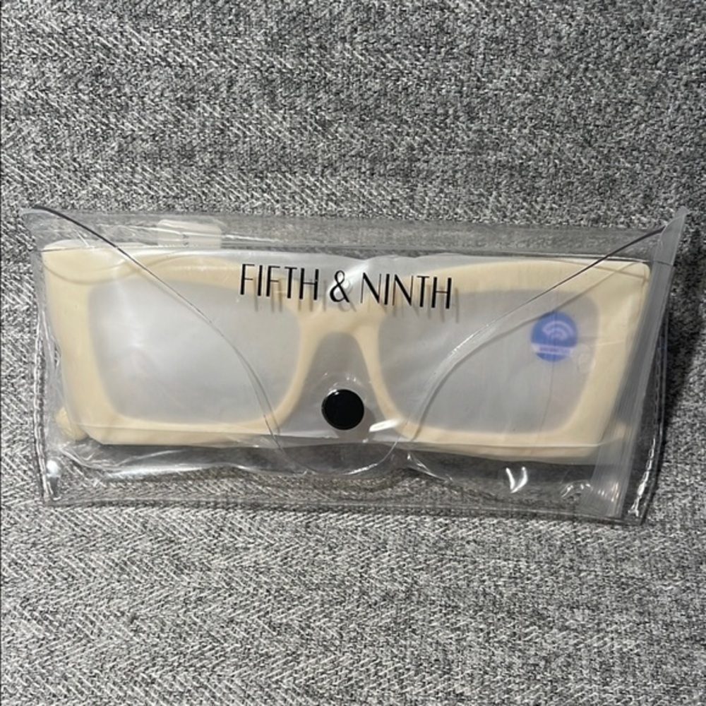 Anthropologie Fifth & Ninth Blue Glasses NWT